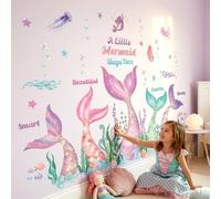 DECOWALL Mermaid Tails Wall Stickers Under the Sea Decals (SG2-2505)