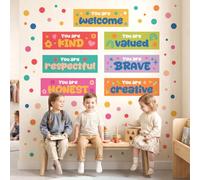DECOWALL Positive Affirmation Wall Stickers for Kids Classroom (SG2-2603)