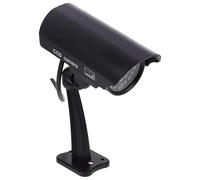 Decoy Security Camera Black Abs with Adjustable Bracket and Red LED