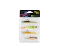 Decoys Fox Rage Mini Fry Loaded Ultra UV (x4) Jaune 7 cm