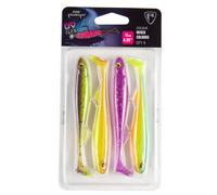 Decoys Fox Rage Slick Shad UV (x4) Multicolour 13 cm