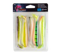 Fox Rage Ultra UV Zander Pro Shad 7.5cm Mixed Colour Qty 5 NMC030
