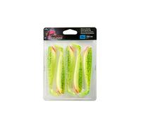 Fox Ultra UV Zander Pro Shad Lure Packs - 12cm Lemontiger x 5pc
