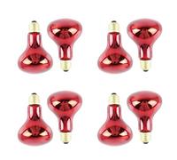 Decqerbe 100W 8x Infrared Heat Lamp Bulb Red Light Heat Bulbs for Pet Lizards Bearded Snakes 220V