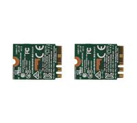 Decqerbe 2X AC WIFI Adapter for RTL8822BE NGFF M.2 802.11Ac 2.4G/5GHz Wifi Card+Bluetooth 4.1 : 01AX711 01AX712 for
