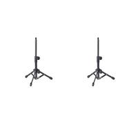 Decqerbe 2X Mini Tabletop Tripod Microphone Mic Stand Holder with 3/8 Inch Threaded for Meetings Lectures Speaking and