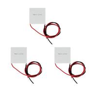 Decqerbe 3X Elements Peltier TEC1-12715 Thermoelectric Peltier Module 12715 TEC 12V 15A DIY Cooler Peltier Elemente Board