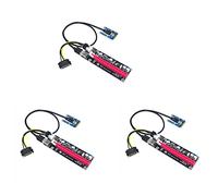 Decqerbe 3X Mini PCIe to PCI Express 16X Riser for Laptop External Graphics Card BTC Miner MPCIe to PCI-E Slot