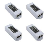 Decqerbe 4X 1 to 2 Port POE Extender 100Mbps IEEE 802.3Af/At Standard 48V for NVR IP Camera POE Extend 100 Meter for POE Range