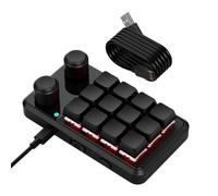 Decqerbe Knob Keyboard RGB Gaming Keypad Mechanical Hotswap Macropad Programming Macro Custom Black