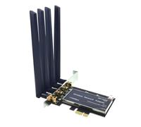 Decqerbe PCIE Wifi Network Card BCM94360 2.4G/5G DUAL BAND Network Card Bluetooth 4.1 Pci-E X1 Desktop Wireless Adapter 1750Mbps Black
