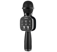 Decqerbe Wireless Bluetooth Microphone Set Professional Speaker Music Player Gaming Mic for DS813 Home KTV