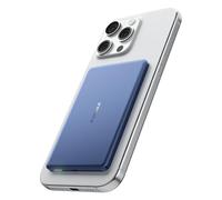 decqle "Air" Ultra Thin 5000mAh Wireless Magnetic External Battery, Compatible with MagSafe, Rechargeable External Battery Case, Only for iPhone 17/16/15/14/13/12 Series (Blue)