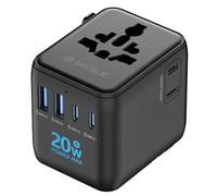 decqle “Pro” Universal Travel Adapter for International Travel -EU UK US AU