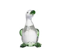 DECRZPB Crystal Ornament Green Duck Glass Figurine Handmade Animal Sculpture Art Gift for Birthday Home Table Ornament