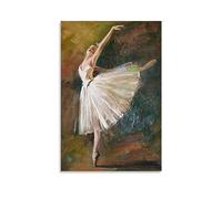DEcter Edgar Degas Painters' Works「Dancer Tilting」Poster Wall Art Painting Canvas Gift Living Room Prints Bedroom Decor Artworks 12x18inch(30x45cm)