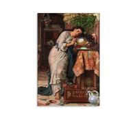 DEcter William Holman Hunt Artwork【Isabella And The Pot of Basil】 Poster Wall Art Painting Canvas Gift Living Room Prints Bedroom Decor Artworks 20x30inch(50x75cm)
