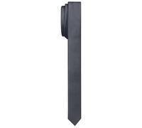DecTwig Men's Skinny Ties Solid Color Formal Neckties 1.58" (4CM) Slim Striped Thin Black Ties For Men, 022-charcoal Grey, Standard