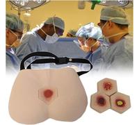 Decubitus Ulcer Training Model, 4 Stages of Bedsores Pressure Sore Simulator Nursing Model, Wound Care Kit, for Practical Simulation, Nursing Teaching.