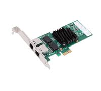 Decumeby 1G Gigabit Network Card, PCI Express 2.0 X4 Ethernet Adapter, Double RJ45 Port Ethernet Card with 82571 Controller for Desktop