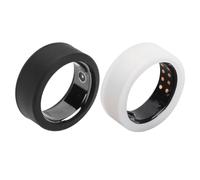 Decumeby 2 Pack Ring Cover, Thin Lightweight Smart Ring Protector, Skin Friendly Silicone Elastic Scratch Resist Case for All Smart Rings On The Market (S)