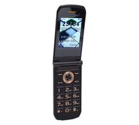 Decumeby 4G Senior Flip Cell Phone, Big Buttons Loud Flip Mobile Phone, Multi 2.4" Screen Elderly with 64MB and 128MB for Grandparents (Black)