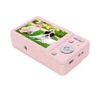 Decumeby 4K Sliding Digital Camera, HD 64MP Vintage Digital Camera, Portable 16X Zoom Video Recorder with 2.8" Screen for Travel (pink)