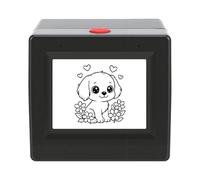 Decumeby AI Voice Sticker Printer Black Portable Thermal Maker for Home DIY Projects Students Crafts