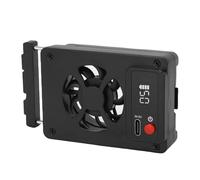 Decumeby Camera Cooling Fan Noise Reducing 5 Speeds External Cooling Fan External Power Options for Long Wireless Operation for RP A7M4 A7C ZVE10 FX30 R5 Camera