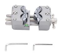 Decumeby Drill Press Vise Durable Stainless Steel Mini Vise with Anvil, Multi-Jaw Design - Bench for Electronics Repair (Stainless Steel Chuck)