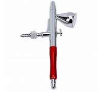 Decumeby Durable Dual Action Gravity Feed Airbrush 0.3mm Nozzle Spray Gun for Cake Decorating Art Crafting with 7cc Cup Capacity