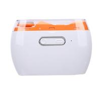 Decumeby Electric Nail Clipper Automatic 3 in 1 Trimmer with Polisher for Home Use Orange and White Rechargeable Design