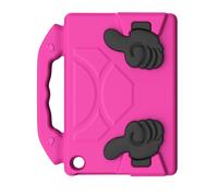 Decumeby Fire Max 11" Shockproof Protective Case with Rotatable Handle for Convenient Daily Use, Anti-Drop Tablet Protector for Better User Experience (Rose Red)