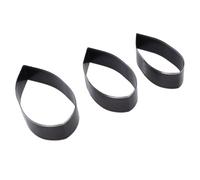 Decumeby Leaf Shape Cutting Die Set - Durable Alloy Steel Crafting Tool for Leather Projects - 3 Piece Set in Various Sizes