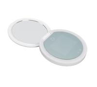Decumeby Magnifying Sunscreen Camera Mirror Compact LED Light Makeup Mirror for Easy Skin Protection While Traveling
