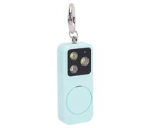 Decumeby Personal Safety Alarm, 150dB Safety Alarm Keychain with LED, 4 Lighting Modes, Portable Self Defense Keychain for Night Running Outdoor Travel Security (Green)