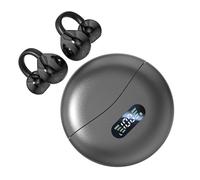 Decumeby Real-Time Language Translator Earbuds with AI Precision for Multilingual Conversations Travel Friendly Design and Easy Use (Black)
