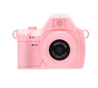 Decumeby Small Keychain Camera, HD 2K Retro Digital Camera, Portable 1.47" Screen Video Recorder with Keyring Necklace for Travel (Pink)