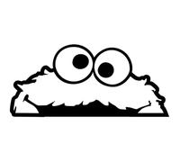 Decus Cookie Monster L 1389 (black) // Sticker OEM JDM Style Vinyl Transfer