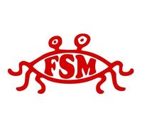 Decus Flying Spaghetti Monster Flying Spaghetti Monster - Fsm L 0137 (red) // Sticker OEM JDM Style Vinyl Transfer