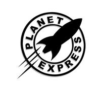 Decus Futurama Planet Express L 0153 (black) // Sticker OEM JDM Style Vinyl Transfer
