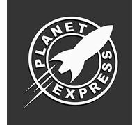 Decus Futurama Planet Express L 0153 (white) // Sticker OEM JDM Style Vinyl Transfer