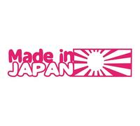 Decus Made In Japan Risingsun L 1400 (pink) // Sticker OEM JDM Style Vinyl Transfer