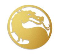 Decus Mortal Kombat L 0131 (gold) // Sticker OEM JDM Style Vinyl Transfer