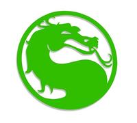 Decus Mortal Kombat L 0131 (green) // Sticker OEM JDM Style Vinyl Transfer