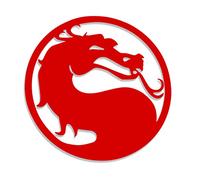 Decus Mortal Kombat XL 0131 (red) // Sticker OEM JDM Style Vinyl Transfer