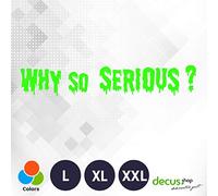 Decus Why So Serious Large L 0361 (neon green) // Sticker OEM JDM Style Vinyl Transfer