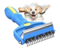 Decyam Pet Grooming Brush - Undercoat Rake and De-Matting Comb for Shedding, Tangles & Grooming, Dog Brushes for Cats & Dogs, 3-in-1 Dog Deshedding Brush