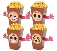 DECYOOL 24 Pack Hawaiian Popcorn Boxes DIY Luau Party Favor Supplies Tropical Snack Boxes for Classroom Activities Movie Night Birthday Hawaiian Themed Party Decoration