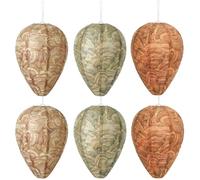 DECYOOL 6 Pack Paper Fake Wasp Nests Decoys for Yellow Jackets and Wasps